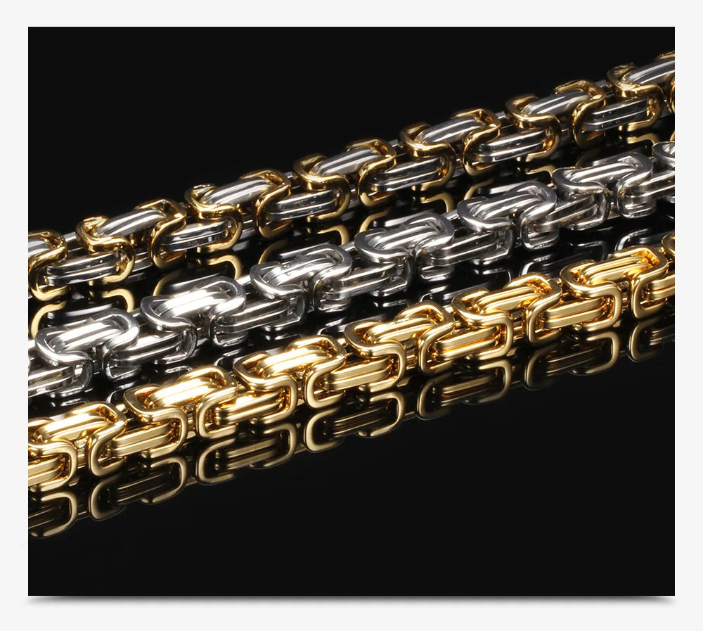 Bold 8MM Stainless Steel Bracelet – Sleek Homme Hand Chain for Men’s Modern Jewelry Style