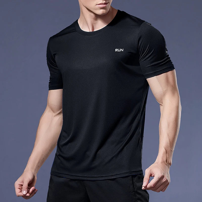 Men’s Sports Jersey – Running Shirt, Quick-Dry Jogging T-Shirt for Fitness, Gym, and More